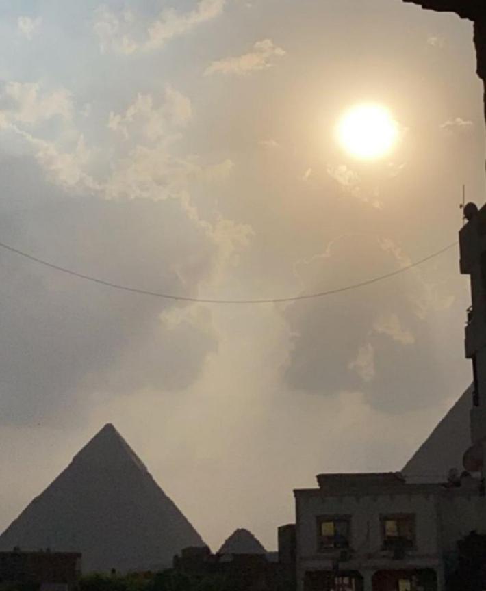 Asma Pyramids View Hotel Kafret el-Gabal Eksteriør billede